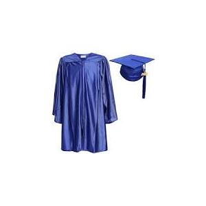 Newrara Unisex Shiny Kindergarten Graduation Gown Cap with Tassel