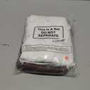 Ficerd 3 Pack Women's Half Sleeve V Neck T Shirts, Mid Elbow Length Sleeve Shirt Slim Fit Tunic Top Casual Summer Tee Large