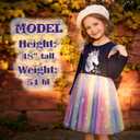 VIKITA Girls Dresses Winter Long Sleeve Party Gifts for Girls 5-6 Years