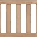Dream On Me Toddler Guard Rail for Convertible Crib, Solid Wood Bed Rail for Toddler Bed Conversion, Sand Dunes