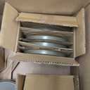 GBHOME Ceramic Dinnerware Sets for 8, Stoneware Plates and Bowls Sets, Chip and Scratch Resistant Dishes, Dishwasher & Microwave& Oven Safe Dishes sets, Reactive Glaze-Green