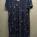 JollieLovin Plus Size Summer T-Shirt Casual Dresses for Curvy Women Flowy Swing, X