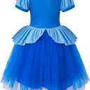 Little Girls Princess Costumes Halloween Birthday Party Fancy Dress Tulle Skirt With Accessories