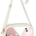 KETIEE Clear Crossbody Bag, Stadium Approved Clear Purse Bag for Concerts Sports Events Festivals