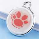 Universal Pet Tracker Smart Tracking Device Anti-Lost Collar for Dogs and Cats Long Battery Life Bluetooth Positioning Global Cross-Border Popular (Footprints)