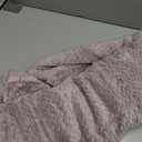 NEWCOSPLAY Super Soft Throw Blanket Premium Silky Flannel Fleece Leaves Pattern Lightweight Blanket All Season Use (Light Purple, Throw(40"x50"))