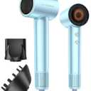 Cosy Companions Hair Dryer, 130000 RPM High Speed Blow Dryer for Fast Drying, 300 Million Negative Ions, Heat-Control & Lightweight, Blue