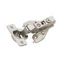 Amerock 2 Pack 1/2 inch Overlay Soft-Closing Euro Concealed Hinge for Face Frame Cabinet, 105-degree Opening Angle with 3-Way adjustability