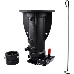 C5G1216, 12"-16" Adjustable Cushioned 5th Wheel to Gooseneck Adapter, Fifth Wheel to Gooseneck, Towing Capacity 20000 Lbs, Without Safty Chain GELUOXI