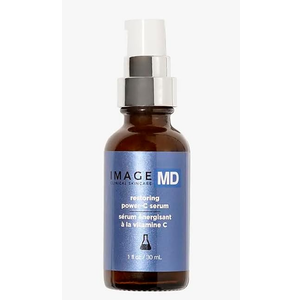 IMAGE Skincare, IMAGE MD Restoring Power-C Serum, 20% Vitamin C, Ferulic Acid Facial Serum to Reduce Pigmentation, Firm, Brighten Skin, 1 fl oz