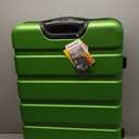 SwissGear 7366 Hardside Expandable Luggage with Spinner Wheels, Green, Checked-Large 27-Inch 