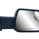 Passenger Right Side Door Mirror Power and Heated with Blind Spot Glass Textured Back Cover for RAM 1500 from 2019 to 2024