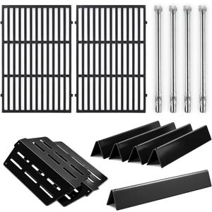 Genesis E-330 4 Burner 62752 7524 Grates 7620 7621 Flavorizer Bars 65505 Heat Deflectors Replacement Parts for Weber Genesis Grill Parts 300 Series E-310 E-320 S-310 S320 S-330 EP-310 EP-320 EP-330