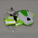 Ni-SHEN LED Reflective Running Vest with Front Light,Running Lights for Runners,Reflective Running Gear for Men/Women Running,Cycling or Walking, High Visibility Warning LED Lights (Green)