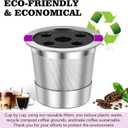 2 x Sanyedou Reusable K Cups with Multistream Technology for Keurig K Supreme,K Supreme Plus and K Slim,Refillable Coffee Filters(1pack)