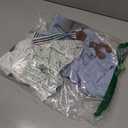  Toddler Baby Boy Clothes Suit Gentleman Wedding Outfits Formal Dress Shirt+Bowtie+Suspender Pants, Light Blue 3-4T