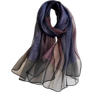 WINCESS.YU Women Double-Layer Scarf Long Shawls and Wraps for Wedding Lightweight Pashmina Fashion Scarves, Lx8111-single Layer Scarf