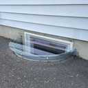 Polycarbonate Window Well Covers Outside, Basement Window Well Cover, Heavy Duty Clear Plastic Window Guard, UV Resistant, Waterproof & Protects Against Debris/Only Cover (41" L X 18" W)