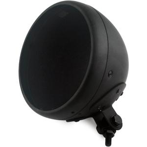 Boldness Motorcycle Universal 7" Headlight Housing Shell Lamp Bucket Bottom Mount Bucket LED Matte Black Fits for Harley