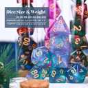 Dice Advent Calendar for Game - Polyhedral Dice Set Advent Calendar for Adults Teens - 2025 24 Days Christmas Countdown Surprise Gift for Gamers Role Players