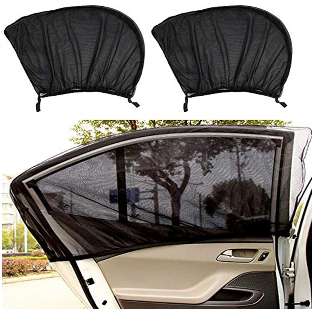 Car Window Shades for Side Windows Automotive Front Window Shade Keep Privacy Black 2 Pcs