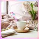 Remerry 24 Pcs Unicorn Swizzle Sticks 6.7 Inch Unicorn Acrylic Drink Stirrers Reusable Pink Cocktail Coffee Stirrers Bulk for Bachelorette Bridal Baby Shower Wedding Birthday Party Decor