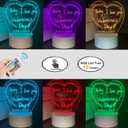 Gifts for Adults Kids, Personalized DIY Message Board Night Light,USB Powered Table Lamp with Erasable Pen and Remote Control, Office Room Desktop Decoration, Gifts for Wedding Anniversary Birthdays (Multi-colored 1)