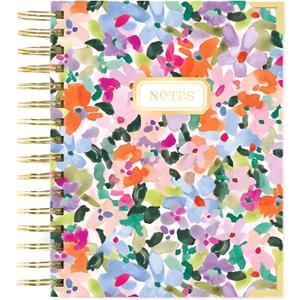 Day Designer Mini Lined Notebook, Blurred Spring Cover | 6.625 x 8.3" | Features wire binding, reinforced corners, sturdy hard cover and interior pocket, perfect for planning, note-taking, and everyday use (6.625 x 8.3 x 1", Blurred Spring)