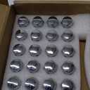 SCITOO 20pcs 7/16-20 Wheel Lug Nuts Set Tall 1.395 * 0.90 Closed End Lug Nuts Replacement fit for Chevrolet OEM Factory Chrome