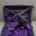 Carry On Luggage 22x14x9 Airline Approved, 20 Inch Expandable Hardshell Luggage Carry-on Suitcases with Spinner Wheels, Carry On Suitcase Set for Women (PURPLE) (20IN+DB/TB, GRAPE PURPLE-3PCS)