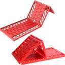 Foldable Emergency Tire Traction Pad, Car Escaper, Ideal to Unstuck Your Car From Snow, Ice, Mud and Sand -2 Pack