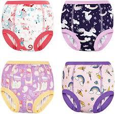 MooMoo Baby Potty Training Pants 4 Packs Absorbent Toddler Potty Training Underwear for Boys and Girls Cute
5T