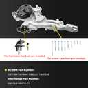 Dasbecan 12685257 Water Pump Compatible with Chevy Tahoe 2014-2020