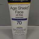 Neutrogena Age Shield Anti-Oxidant Face Lotion Sunscreen with Broad Spectrum SPF 70, Oil-Free & Non-Comedogenic Moisturizing Sunscreen to Prevent Signs of Aging, 3 fl. oz (3 Fl Oz (Pack of 1))