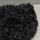 Bean Bag Cover (No Filler), Soft Faux Fur Stuffed Animal Bean Bag Storage, Fluffy Plush Bean Bag Chair Cover Washable, Comfy Bean Bag Covers for Adults Kids Teens, 38"x40" Black