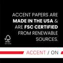 Accent Opaque 11 x 17 White Cardstock Paper, 80lb, 216gsm 200 Sheets (1 Ream) Premium Smooth Heavy Cardstock, Printer Paper for Invitations, Cards, Menus, Business Cards 188092R
