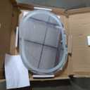 20X28 inches Oval LED Bathroom Mirror with Lights, Anti-Fog, Dimmable, Backlit + Front Lit, Lighted Bathroom Vanity Mirror for Wall, Memory Function, Tempered Glass, Shatter-Proof