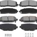 Brake Pads,ECCPP 8pcs Ceramic Disc Brake Kits fit for 12-16 for Chrysler Town & Country,12-16 for Dodge Grand Caravan,12-16 for Dodge Journey,12-15 for Ram C/V,12-13 for Volkswagen for Routan