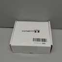 Asidrama 1 Pack Passage Gold Crystal Door Knob with Lock, Brush Gold Glass Door Knobs Interior for Bedroom or Bathroom, Heavy Duty Door Handle for Left Right Sided Doors