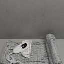 Deepsoon Heating Pad,Electric Heating Pads for Back,Neck,Abdomen,Moist Heating Pad for Shoulder,Knee,Arms,Legs,Dry/Moist Heat & Auto Shut Off,Birthday Gifts for Men and Women,Light Gray,24x12 Inch