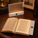 30 LED Book Light for Reading at Night in Bed, Rechargeable Book Page Light, 3 Color Temperatures, Stepless Dimming, 1-99 Min Timer, 2-in-1 Reading Light Light & Night Light, Gift for Readers White