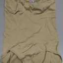 BRABIC Womens' Seamless Sleeveless V-Neck Bodysuit Shapewear Tummy Control (Beige)