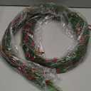 6 Ft Christmas Artificial Pine Vine Garland Green Norfolk Swags Garland Snowy Red Berries Pinecones Pine Needles Garlands for Christmas Holiday Xmas Winter Mantle Party Table Centerpiece Decorations