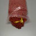 100 PCS Red Mardi Gras Beads, Red Beads Necklaces Christmas Necklaces 33" Metallic Beaded Costume Necklaces Party Necklaces for Valentines Christmas Parade Throws Wedding Birthday Party Favors