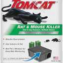 Tomcat Rat & Mouse Killer Child & Dog Resistant, Refillable Station for Indoor and Outdoor, 1 Station and 15 Poison Refills