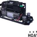 F02 Air Suspension Compressor with Bracket + Valve Block Compatible with BMW 37206875176 F01 F02 F04 F11 5 7 Series 535i GT 740i 750Li 760Li Alpina B7 37206784137 37206789165 37206789450