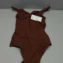 FeelinGirl Shapewear Bodysuit Tummy Control for Women Zip-Up Shapewear Thong Waist V Neck Body Shaper Going Out, Medium