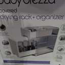 Baby Brezza Covered Drying Rack & Countertop Organizer - Vertical Bottle Storage with Lid - Fits Large 8 Bottle Capacity Plus Accessories to Keep Items Tidy