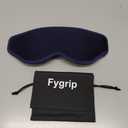 Fygrip 3D Eye Mask Sleep Mask for Men & Women, 100% Pressure-Free & Light Block-Out Eye Mask for Sleep with Easy Adjustable Strap, Night Eye Cover for Travel, Blue
