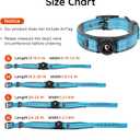 Dog Collar with Airtag Holder for XLarge Dogs, Upgraded Waterproof Air Tag Dog Collar Widened Comfortable Padded, Reflective, Ultra-Durable, Heavy Duty Dog Collars Adjustable - XL(24" - 28") Blue